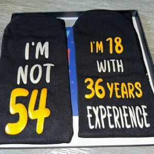 Happypop Brand 54th Birthday Brand New Humorous Socks